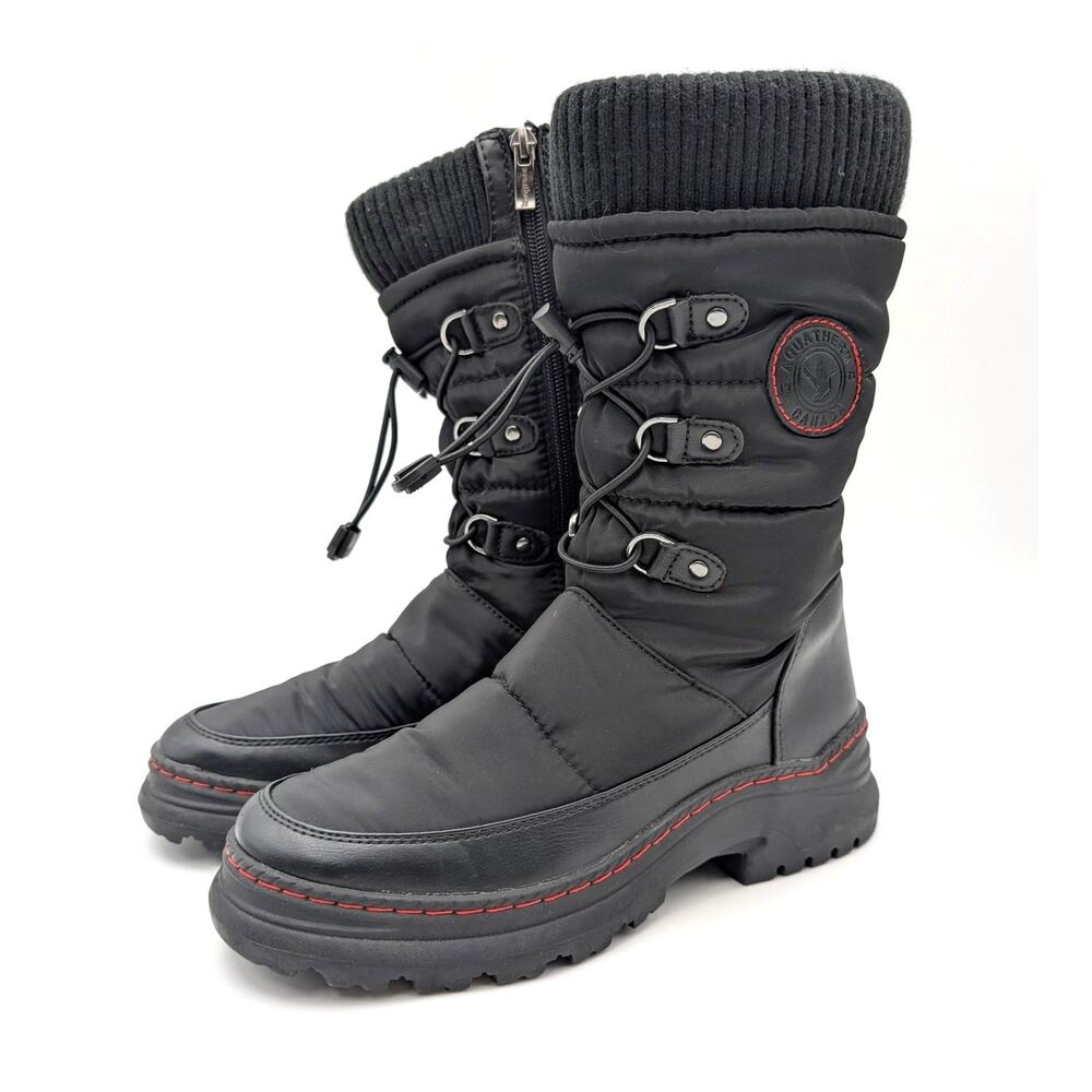 Aquatherm by Santana Canada Ava Waterproof Boots Women's Black Size US9M EU39.5